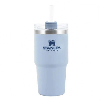 Термокружка Stanley Quencher H2.0 680 мл с трубочкой, светло-голубая