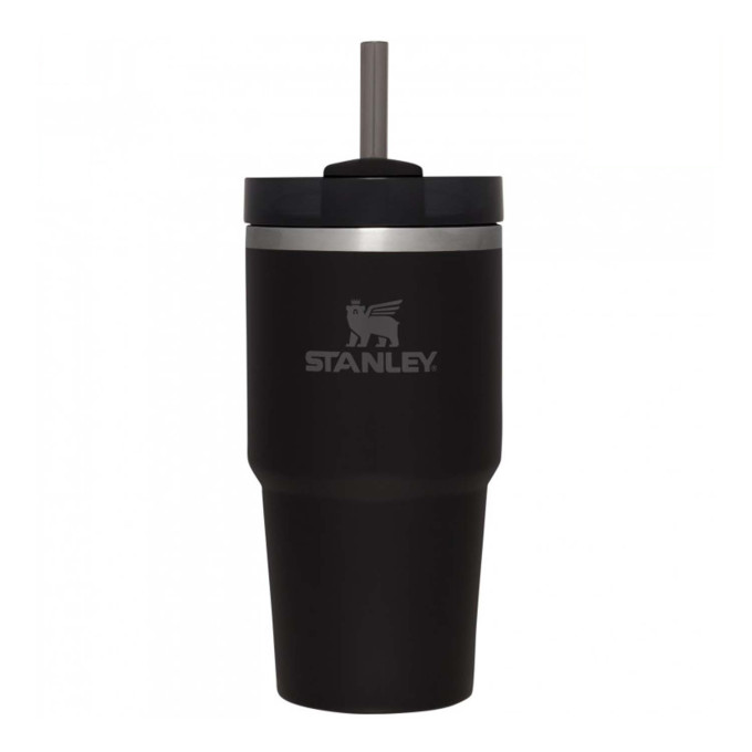 Stanley Quencher H2.0 — термокружка 0,59 л с трубочкой, чёрная (10-11911-015)